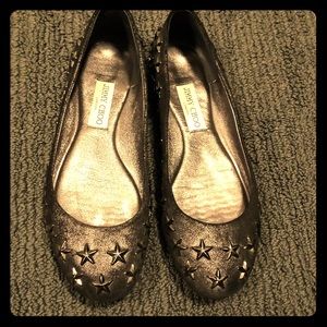 Jimmy Choo “Western” star studded flats 39 1/2